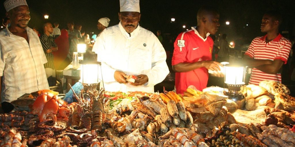 Night Market in Zanzibar Night Market in Zanzibar