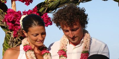 Newly weds at the ceremony zanzibar accommodations deals